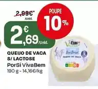 Intermarché Porsi vivabem - queijo de vaca s/ lactose promoção