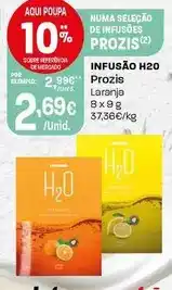 Intermarché Prozis - infusão h2o promoção