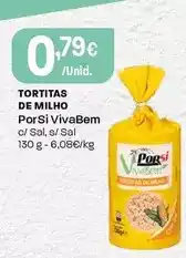 Intermarché Porsi vivabem - tortitas de milho promoção