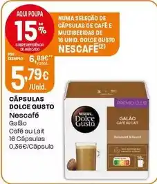 Intermarché Nescafé - cápsulas dolce gusto promoção