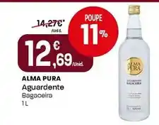 Intermarché Alma pura - aguardente promoção