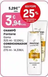 Intermarché Pantene - champo/condicionador promoção
