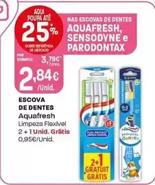 Intermarché Aquafresh - escova de dentes promoção
