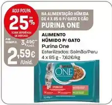 Intermarché Purinaone - alimento humido p/gato promoção