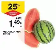 Continente Bom dia Mini - melancia inteira promoção