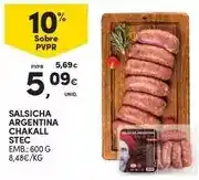Continente Bom dia Stec - salsicha argentina chakall promoção
