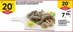 Continente Bom dia Camarão grande 20/30 vannamei promoção