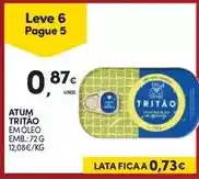 Continente Bom dia A+ - atum em oleo emb.: 72 g promoção
