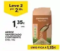 Continente Bom dia Continente - arroz vaporizado promoção