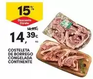 Continente Bom dia Continente - costeleta de borrego congelada promoção
