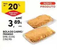 Continente Bom dia Bola de carne/ frango promoção