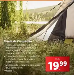 Lidl Crivit - tenda de campismo promoção