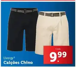 Lidl Calcoes chino promoção