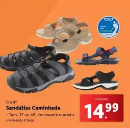 Lidl Crivit - sandálias caminhada promoção