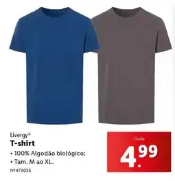 Lidl Biológico - t-shirt promoção