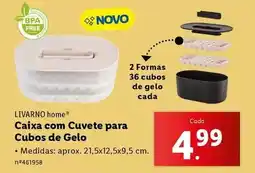 Lidl com - caixa com cuvete para cubos de gelo promoção