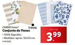 Lidl Conjunto de panos promoção