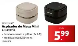 Lidl A+ - aspirador de mesa mini a bateria promoção