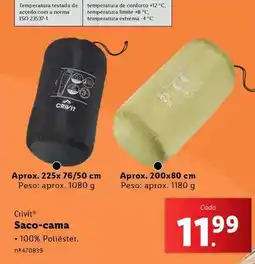 Lidl Crivit - saco-cama promoção
