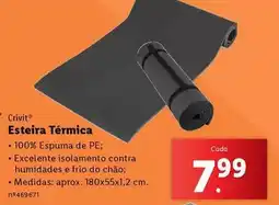 Lidl Crivit - esteira termica promoção