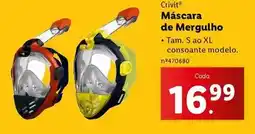 Lidl Crivit - máscara de mergulho promoção