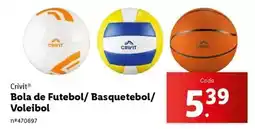 Lidl Crivit - bola de futebol/basquetebol/voleilol promoção
