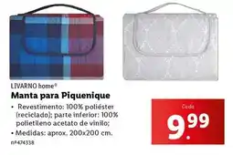 Lidl Manta para piquenique promoção