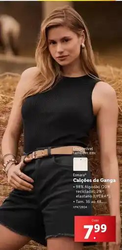 Lidl Calçose de ganga promoção