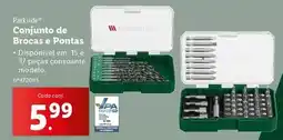Lidl Conjunto de brocas e pontas promoção