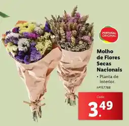 Lidl Portugal - molho de flores secas nacionais promoção