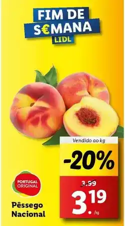 Lidl Lidl - pêssego nacional promoção