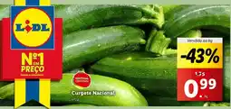 Lidl Lidl - curgete nacional promoção