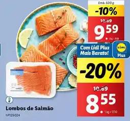 Lidl com - lombos de salmão promoção