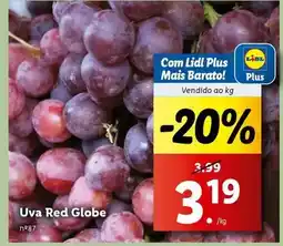 Lidl com - uva red globe promoção