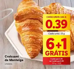Lidl A+ - croissant de manteiga promoção