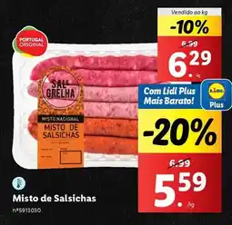 Lidl Portugal - misto de salsichas promoção
