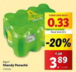 Lidl Argus - shandy panaché promoção
