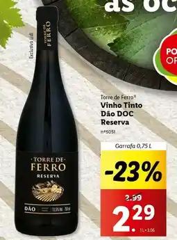 Lidl Lidl - vinho tinto dão doc reserva promoção