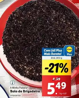Lidl com - bolo de brigadeiro promoção