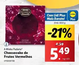 Lidl A+ - cheesecake de frutos vermelhos promoção
