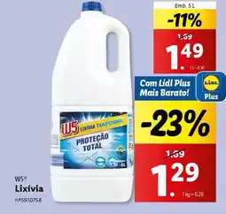 Lidl com - w5 lixivia promoção