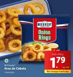 Lidl Mcennedy - aros de cebola promoção