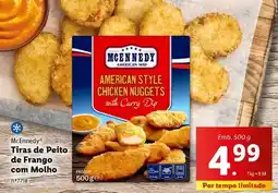 Lidl Mcennedy - tiras de peito de frango com molho promoção