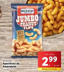 Lidl Mcennedy - aperitivos de amendoim promoção