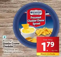 Mcennedy - queijo creme cheddar