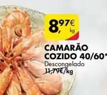 Pingo Doce Camarão cozido 40/60 promoção