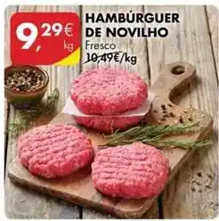 Pingo Doce Hambúrguer de novilho promoção
