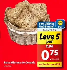 Lidl com - bola mistura de cereais promoção