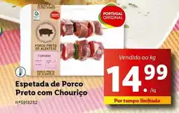 Lidl Alentejo - espetada de porco promoção