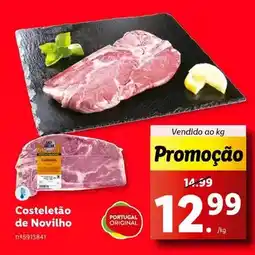 Lidl Portugal - costeletao de novilho promoção